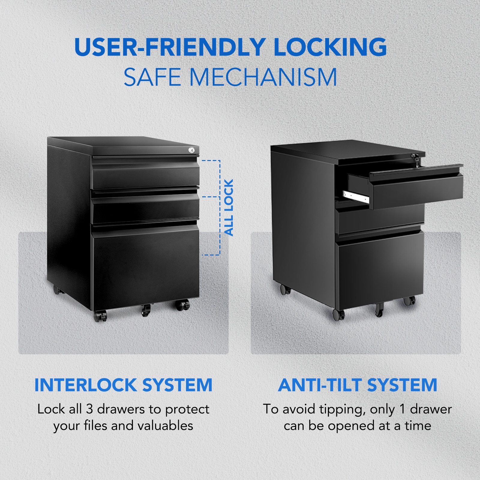 Mobile File Cabinet 026 | Flexispot